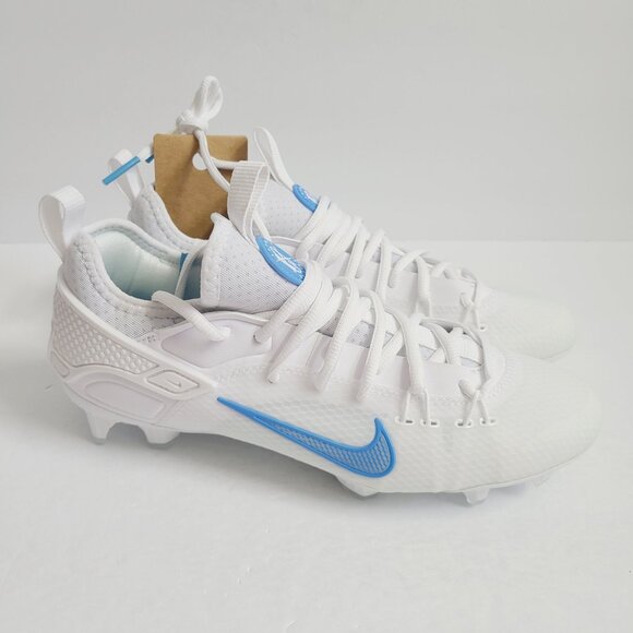 Nike Huarache 9 Elite Low SE LAX Lacross Cleats FV6130-103 Size 8 White main image 8